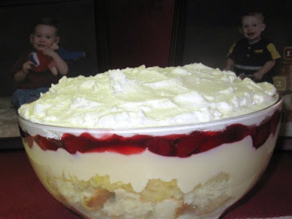 Super Bowl Cake aka Punch Bowl Cake, Granny's Recipe