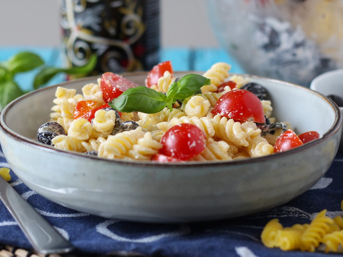 Super creamy pasta salad, ready in 10 minutes - photo 3