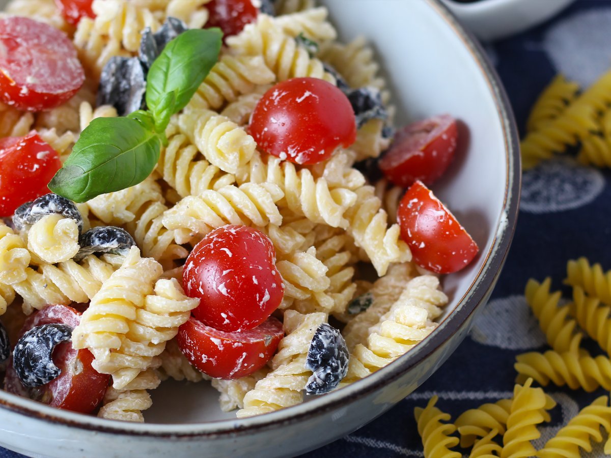 Super creamy pasta salad, ready in 10 minutes - photo 4