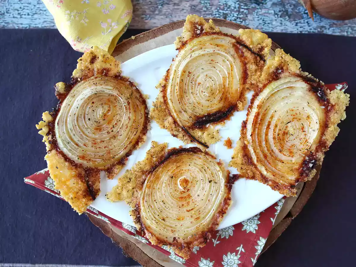 Super crispy homemade onion and parmesan chips - photo 6