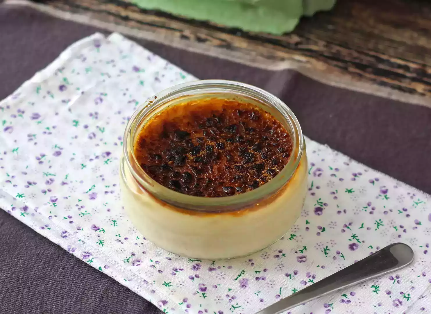 Easy airfryer creme brulee recipe