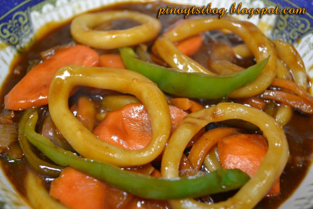 Sweet and spicy squid, Recipe Petitchef