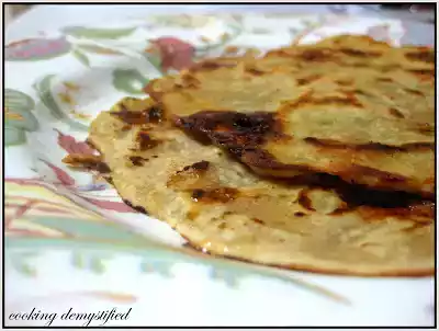 Sweet chapati recipe with jaggery, an indian flatbread