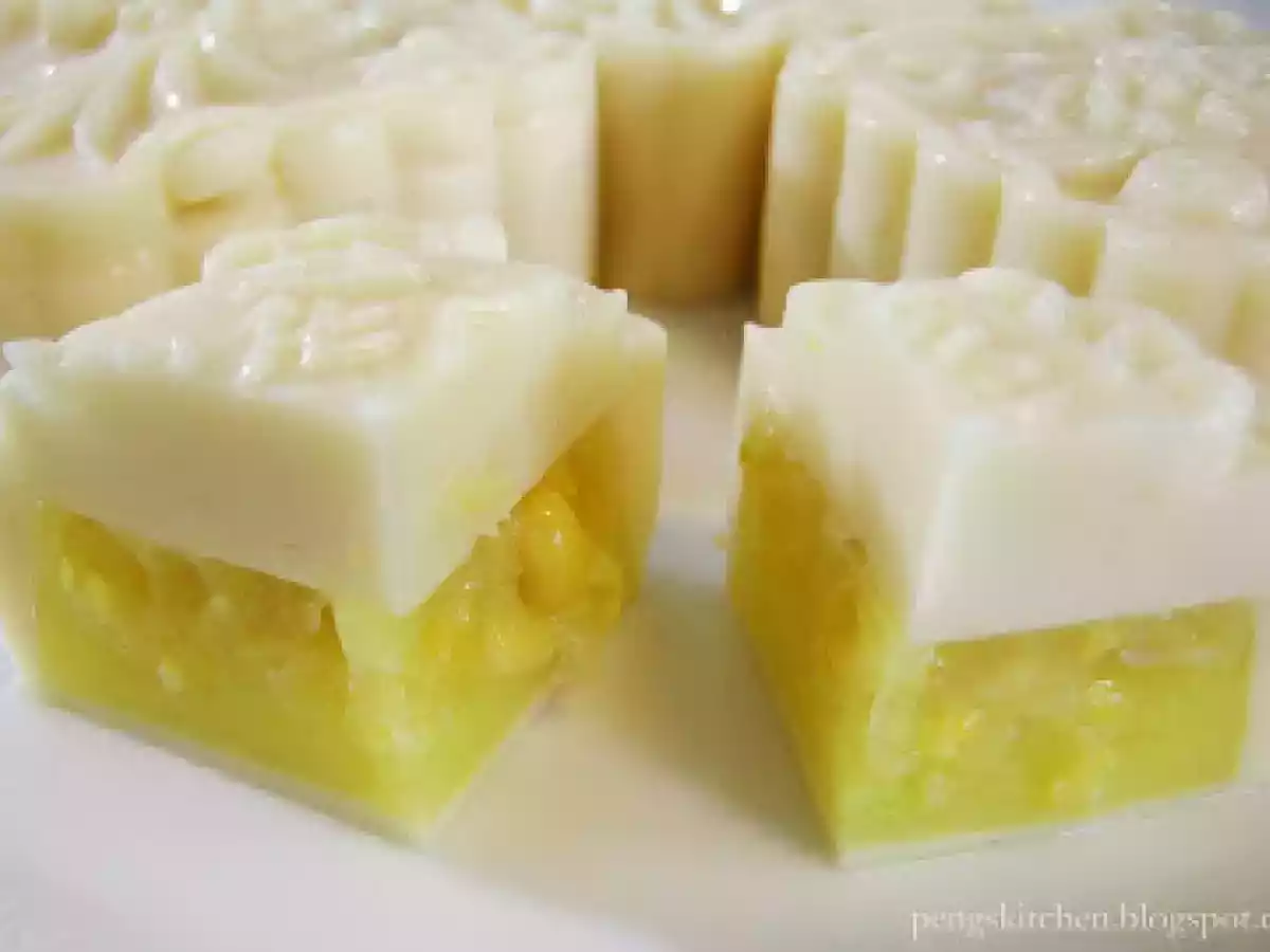 Sweet Corn Agar Agar Mooncake
