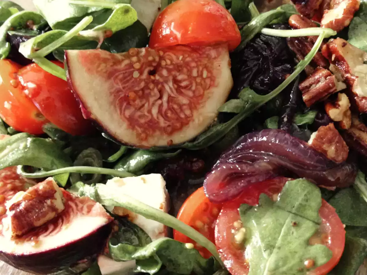 Sweet Fig and Goat's Cheese Salad - photo 2