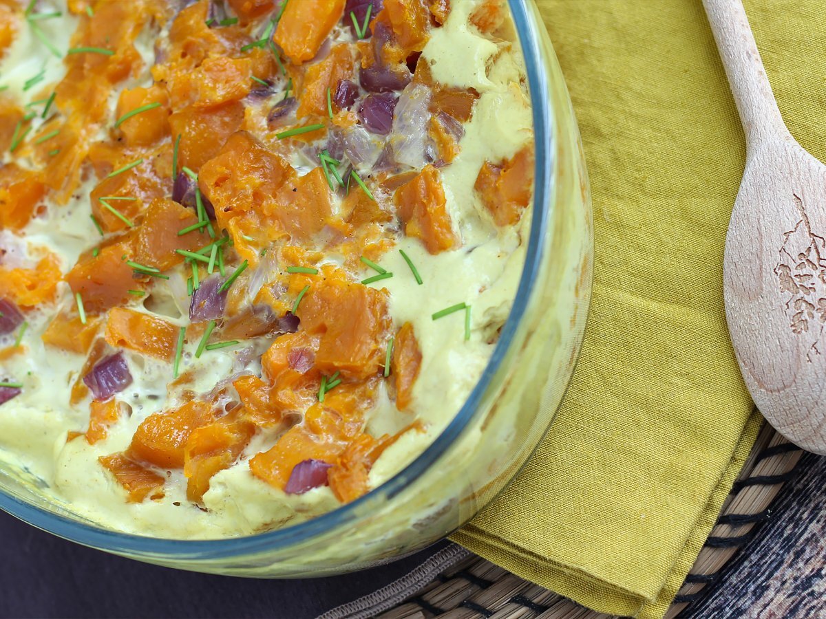 Sweet potato and coconut gratin dish - photo 5