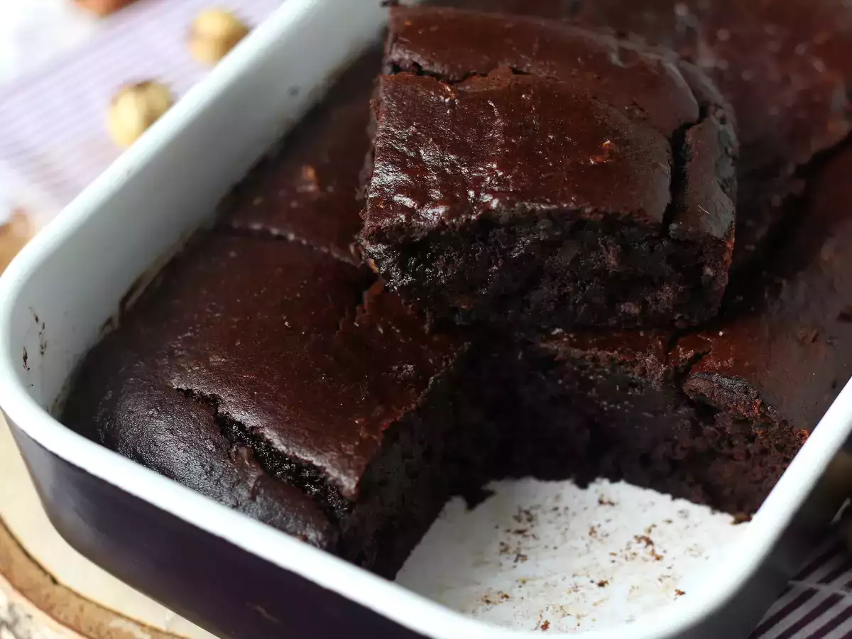 Sweet potato brownies without butter or oil - photo 3