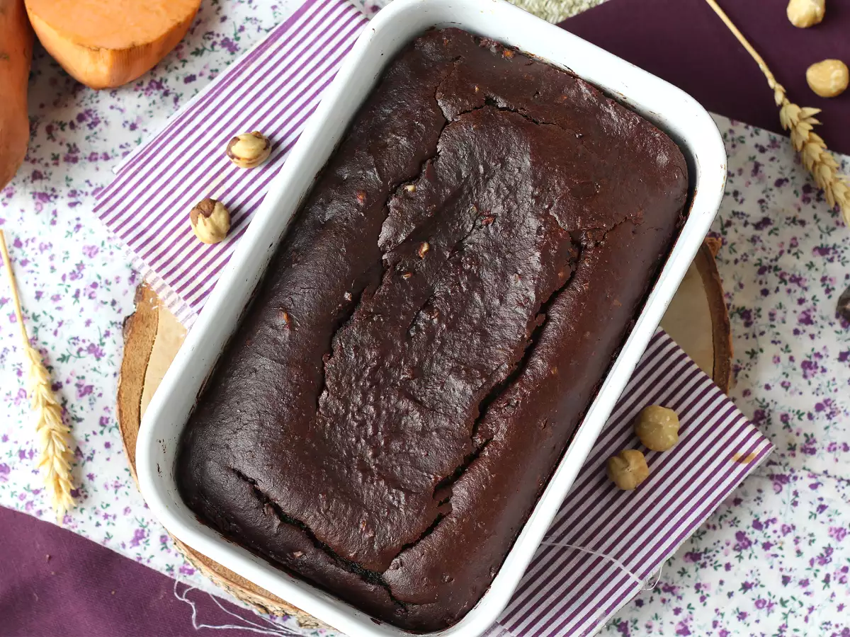 Sweet potato brownies without butter or oil - photo 5