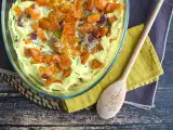 Sweet potato gratin flavored with coconut milk and curry, photo 2