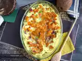 Sweet potato gratin with coconut milk and curry, photo 3