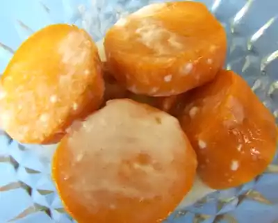 Sweet potatoes and coconut cream recipe (mun chuem)