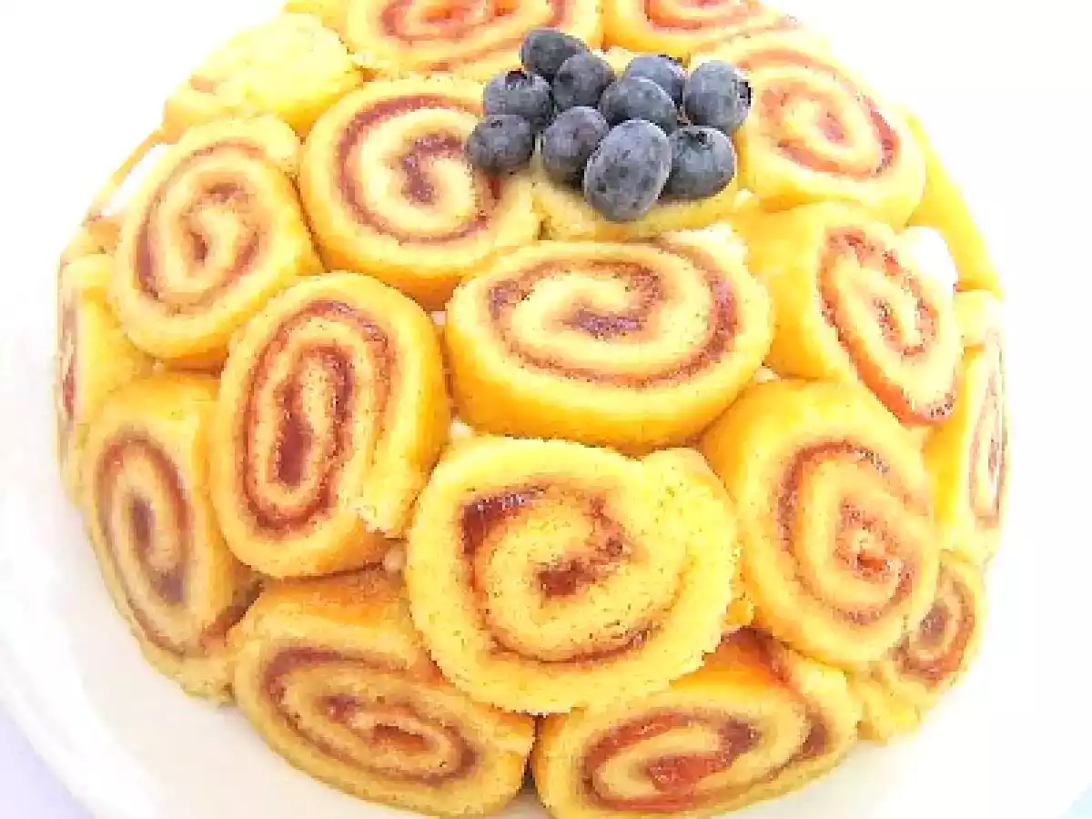 Swiss Roll Ice Cream Bombe (Daring Bakers)