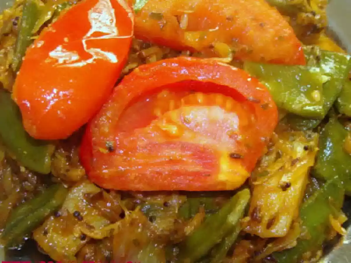 SWORD BEANS & POTATO DRY CURRY