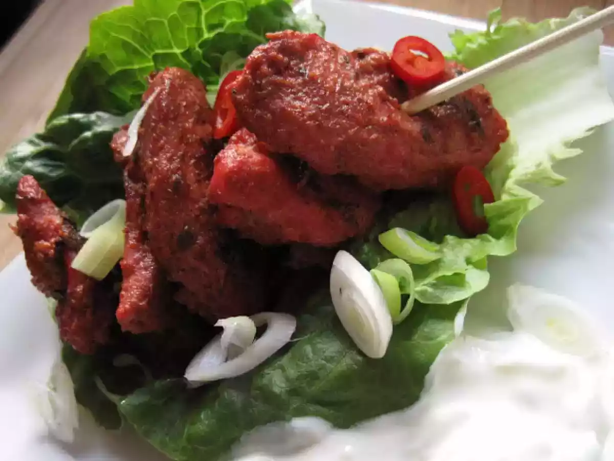 Tandoori Style Chicken Skewers
