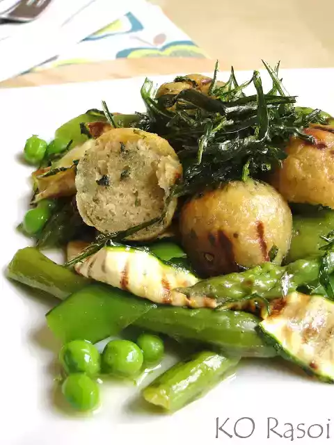 Tarragon khoya kofta and vegetable medley recipe