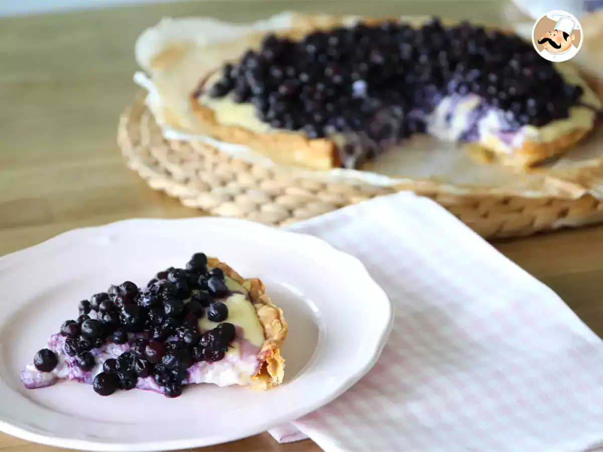 Tasty blueberry tart - photo 2