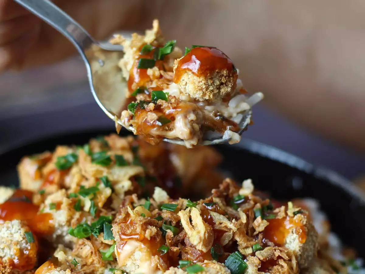 Tasty crousty with tofu, the vegetarian version - photo 2