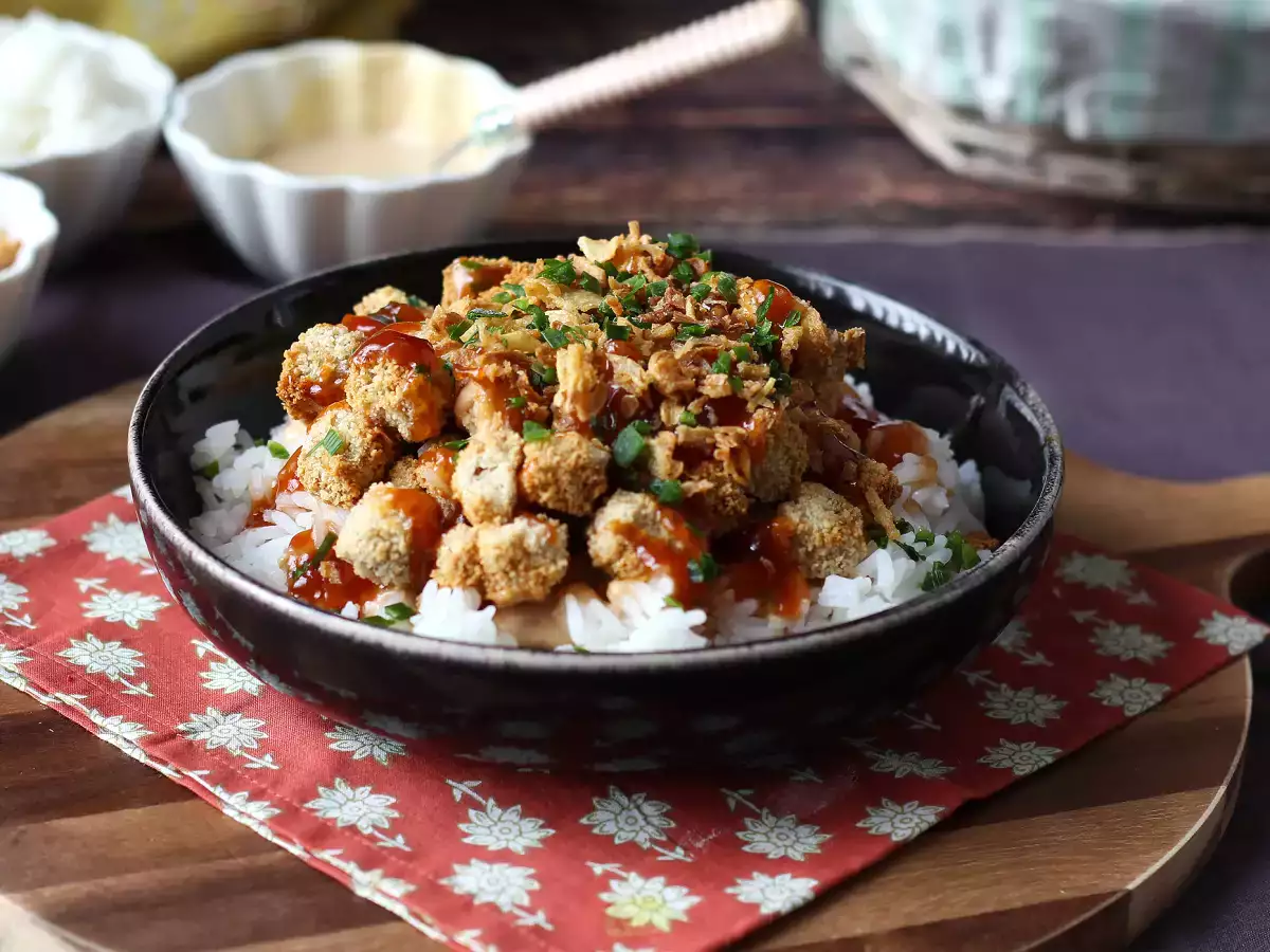Tasty crousty with tofu, the vegetarian version - photo 3