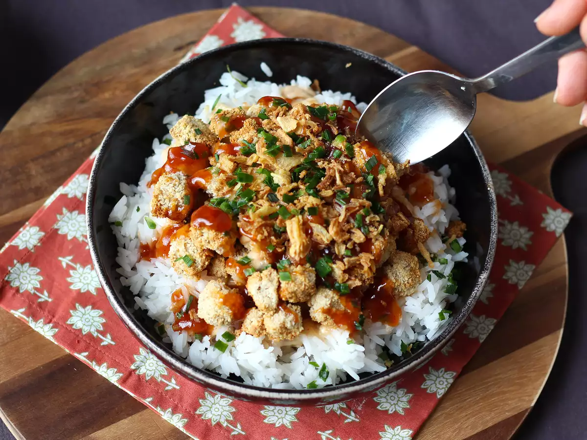 Tasty crousty with tofu, the vegetarian version - photo 4