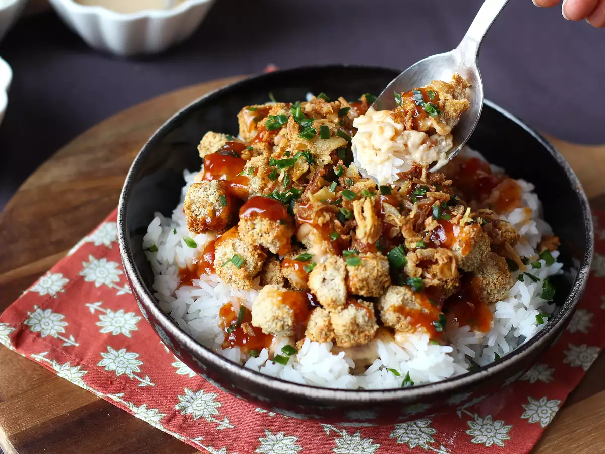 Tasty crousty with tofu, the vegetarian version - photo 5