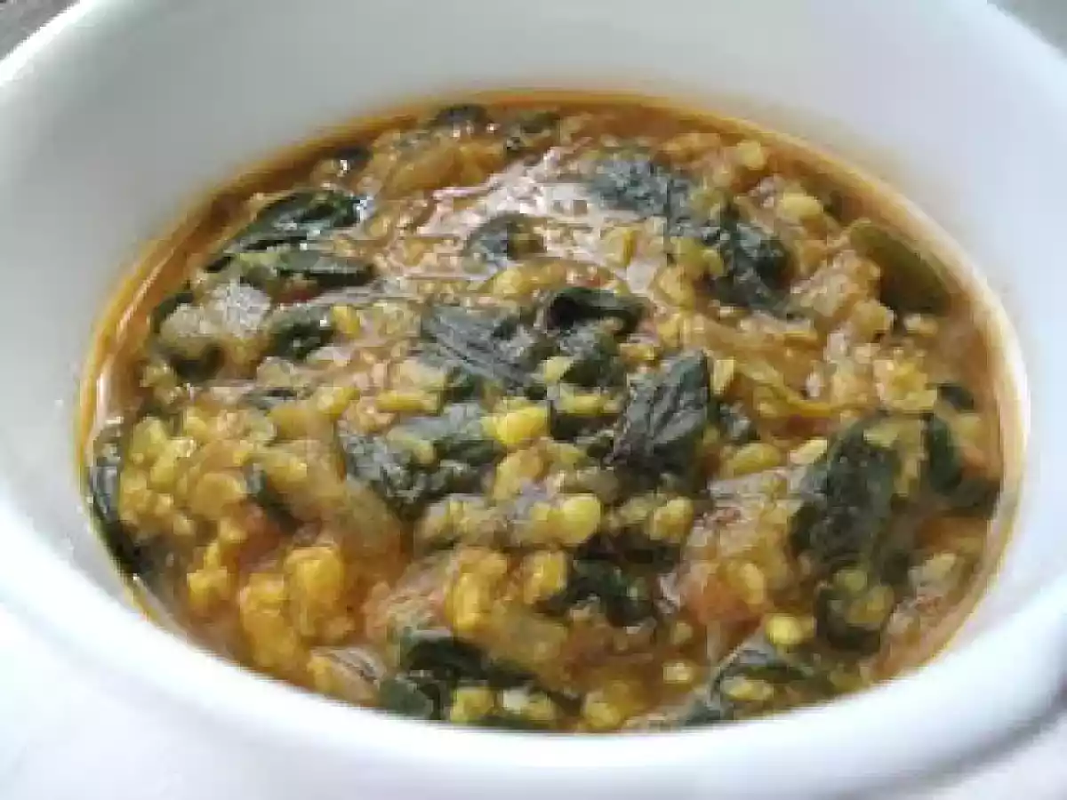 Tasty muga dali palanga recipe /Spinach dal