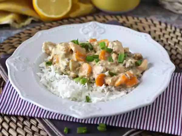 Recipe Tasty salmon blanquette