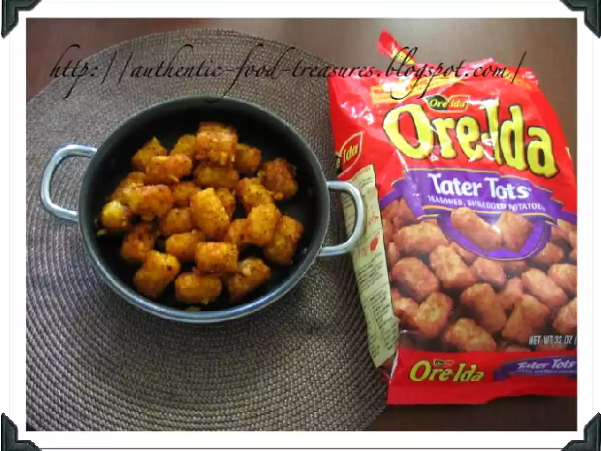 Tater Tots Curry (poriyal)