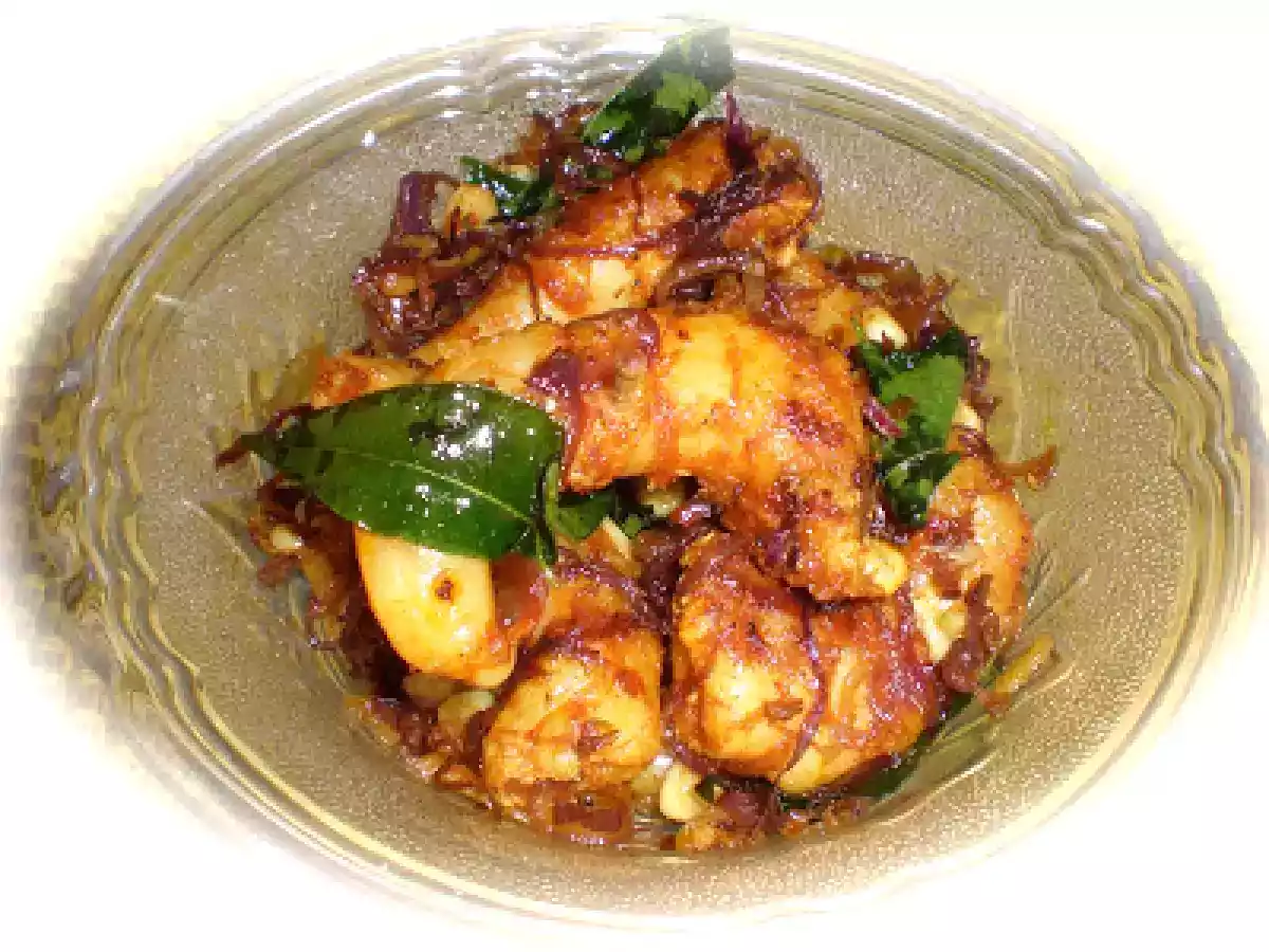 Tawa Grilled Prawns / Spicy stir fried grilled prawns - photo 2