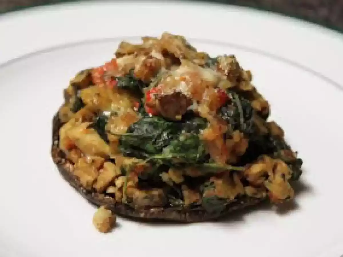 Tempeh Stuffed Portabella Mushrooms - photo 2