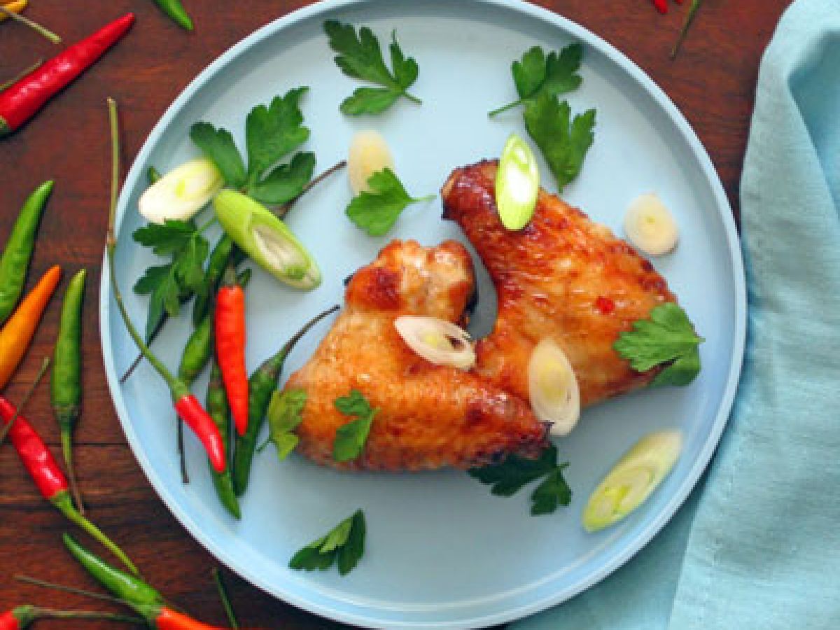 Thai Bird Chili Wings, Please Pass The Napkins