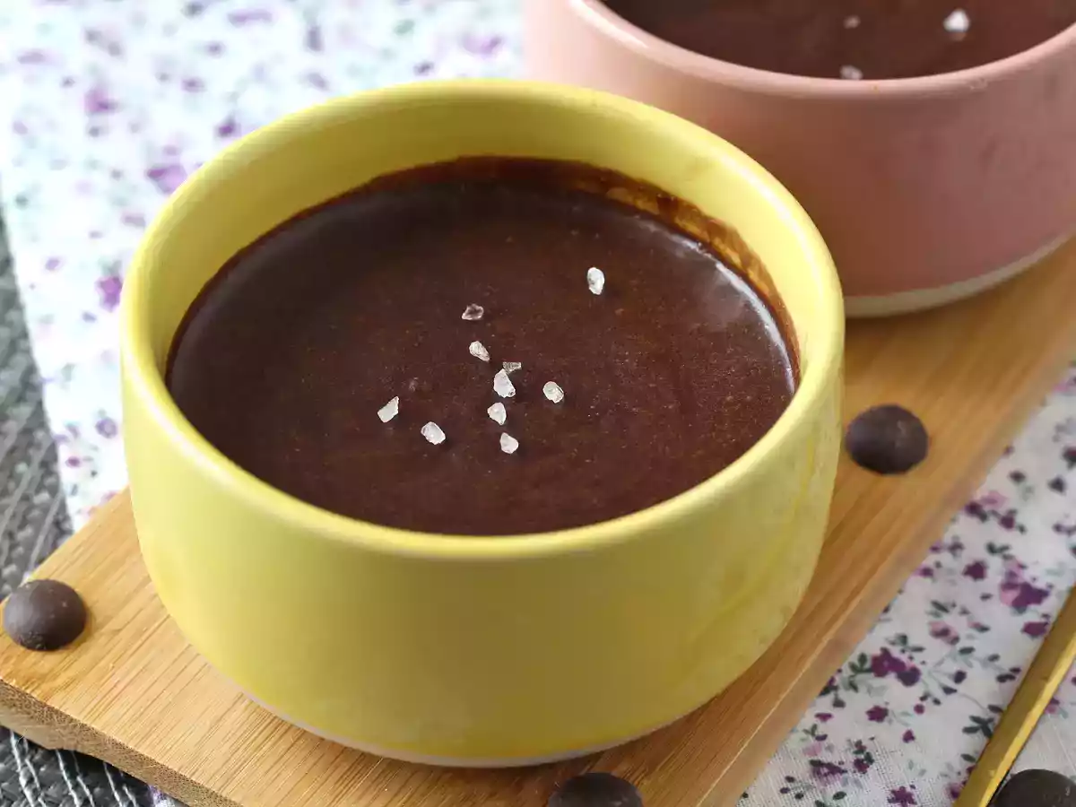 The perfect chocolate mousse, ultra gourmet with a hint of salt - photo 8