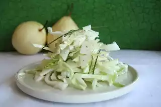 This week's recipe: nashi pear & cabbage salad