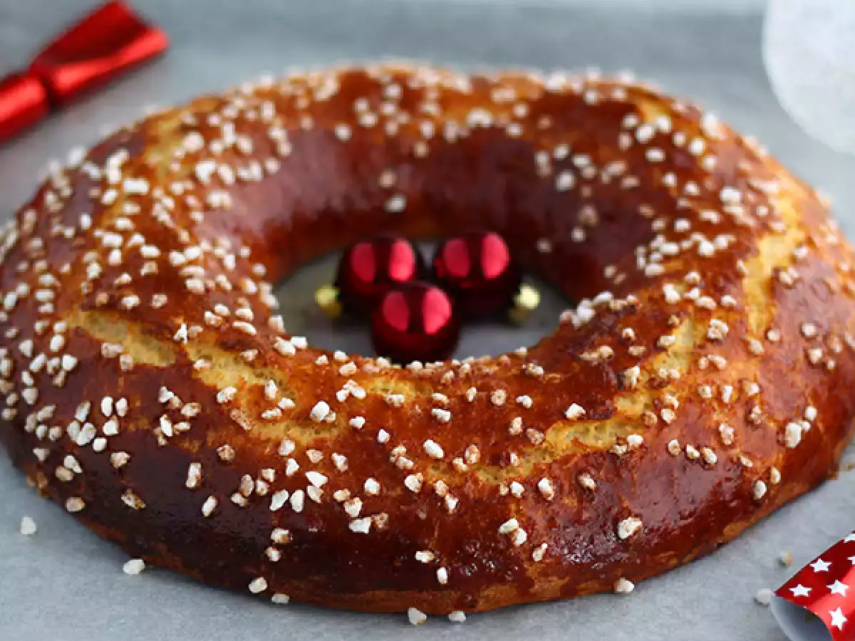 Three Kings' brioche, step by step