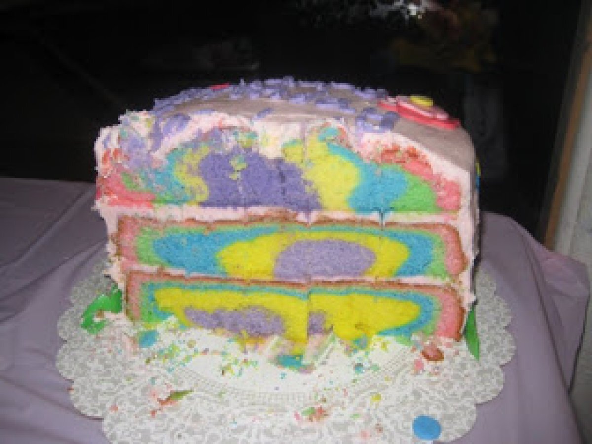 Tie-Dye Cake