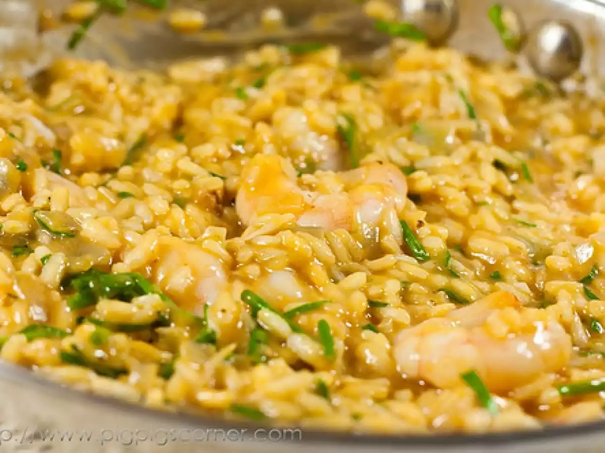 Tiger Prawn Risotto with Lobster Bisque - photo 2
