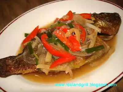 Tilapia in oyster sauce and veggies recipe