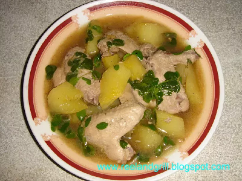 Tinola or Tinolang Manok (Chicken Stewed with Ginger & Green Papaya) - photo 4