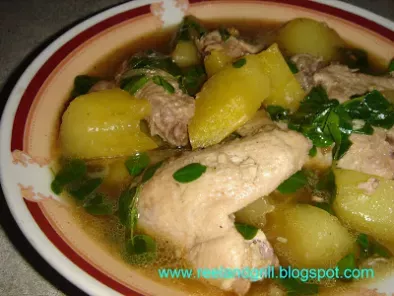 Tinola or Tinolang Manok (Chicken Stewed with Ginger & Green Papaya) - photo 3