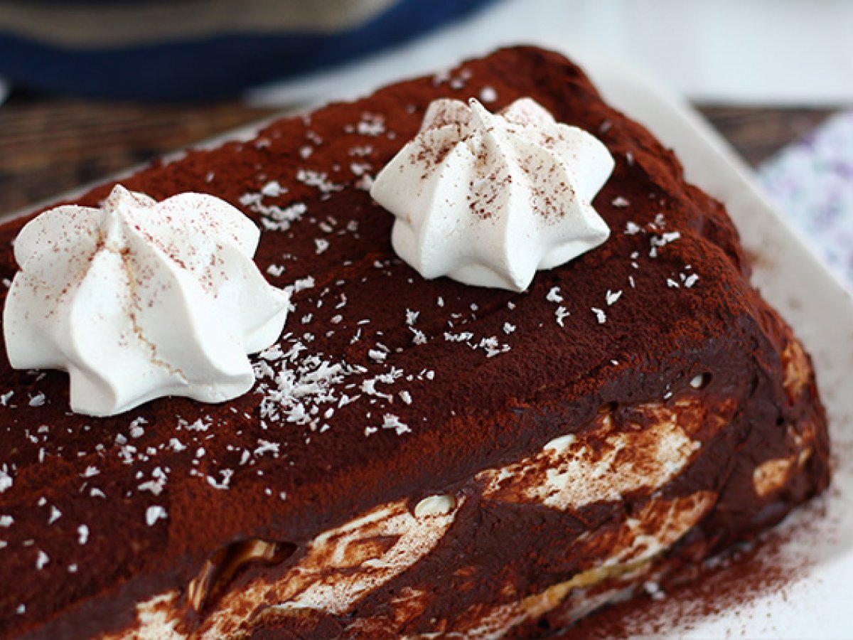 Tiramisu cake log - photo 2