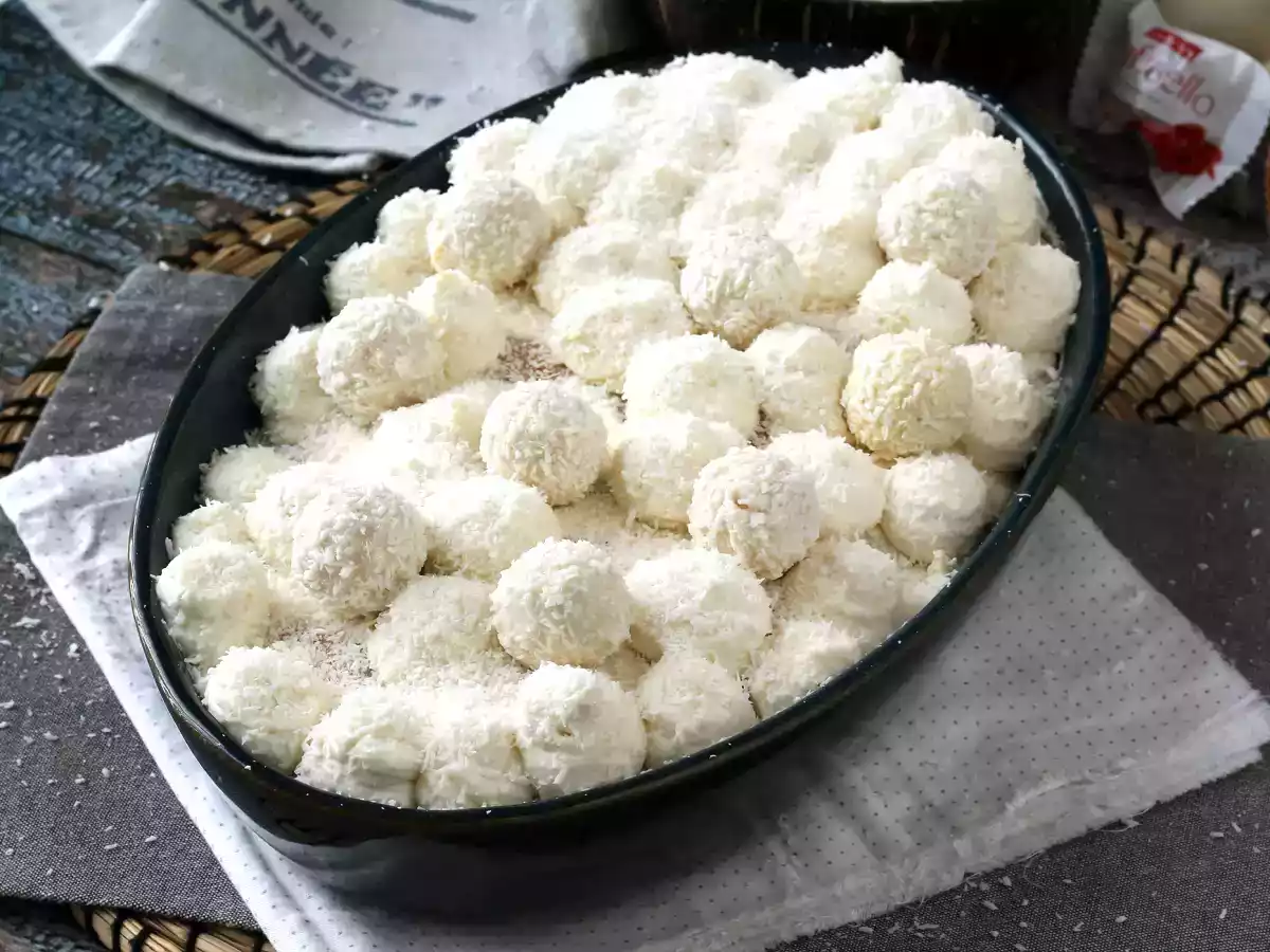 Tiramisu with raffaello, the best coconut dessert