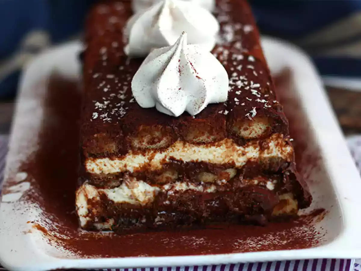 Tiramisu yule log (step by step) - photo 3