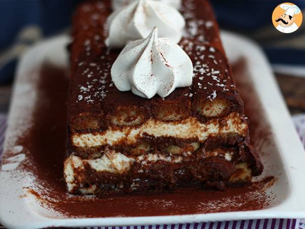 Tiramisu yule log (step by step) - photo 3