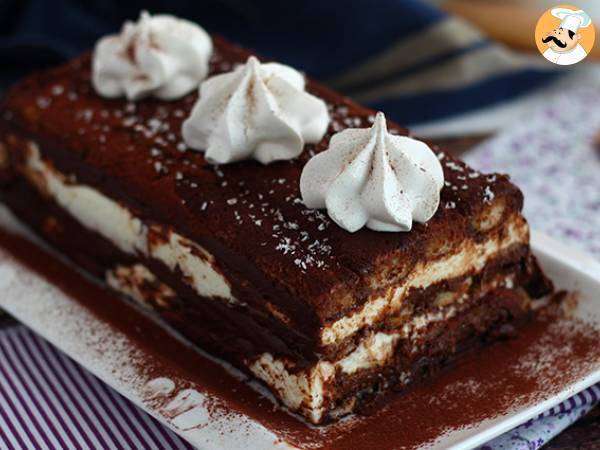 Tiramisu yule log (step by step) - photo 4