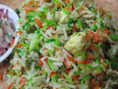 Tiranga Pulao/Tricolor Rice (Indian Flag Inspired)