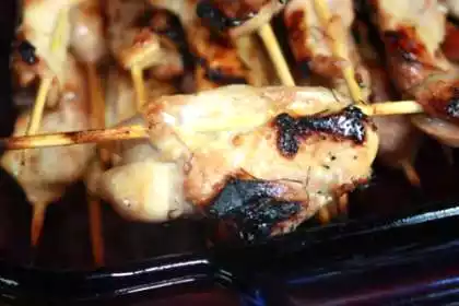 Tasty homemade tocino on a stick recipe for dinner