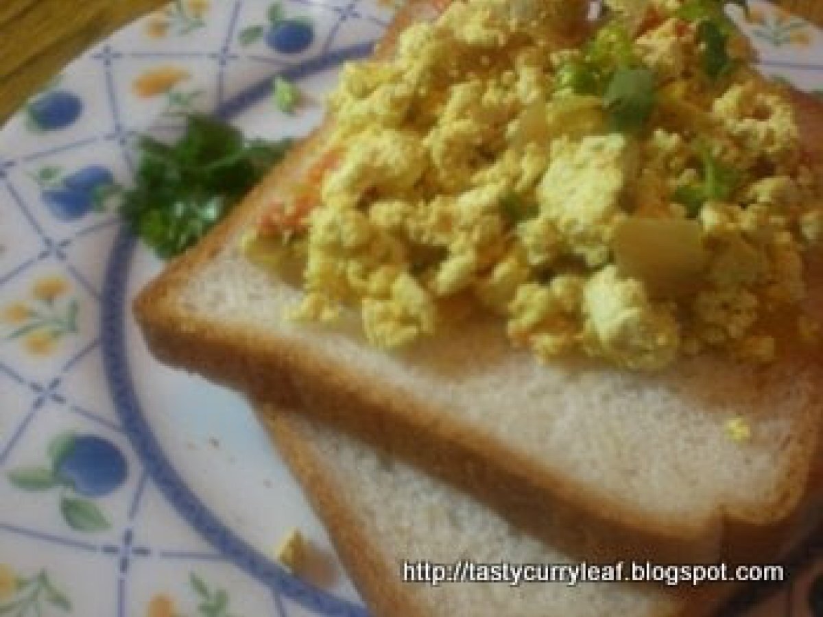 Tofu Akuri -Parsi Style Scrambled Tofu