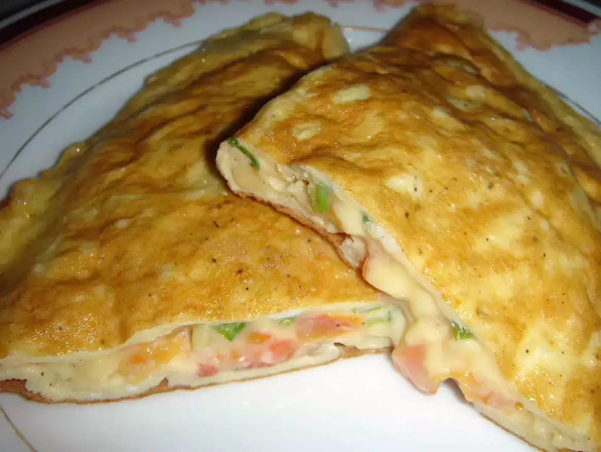 Tomato and cheese omelette recipe