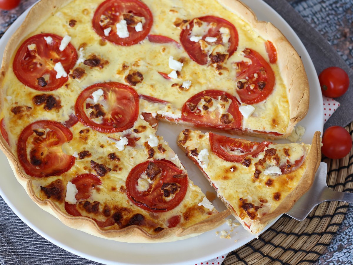 Tomato and feta quiche, the vegetarian meal perfect for a picnic! - photo 4