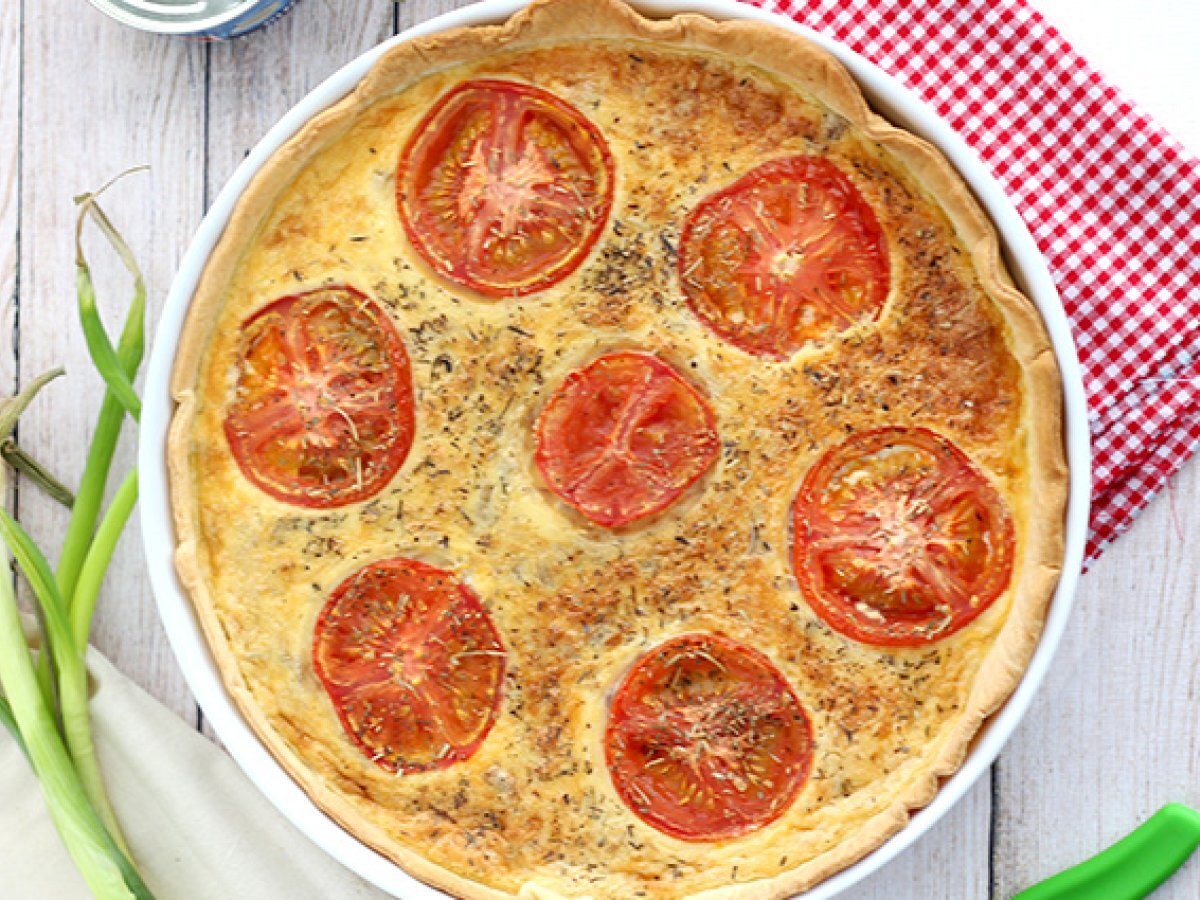 Tomato and tuna quiche - photo 2