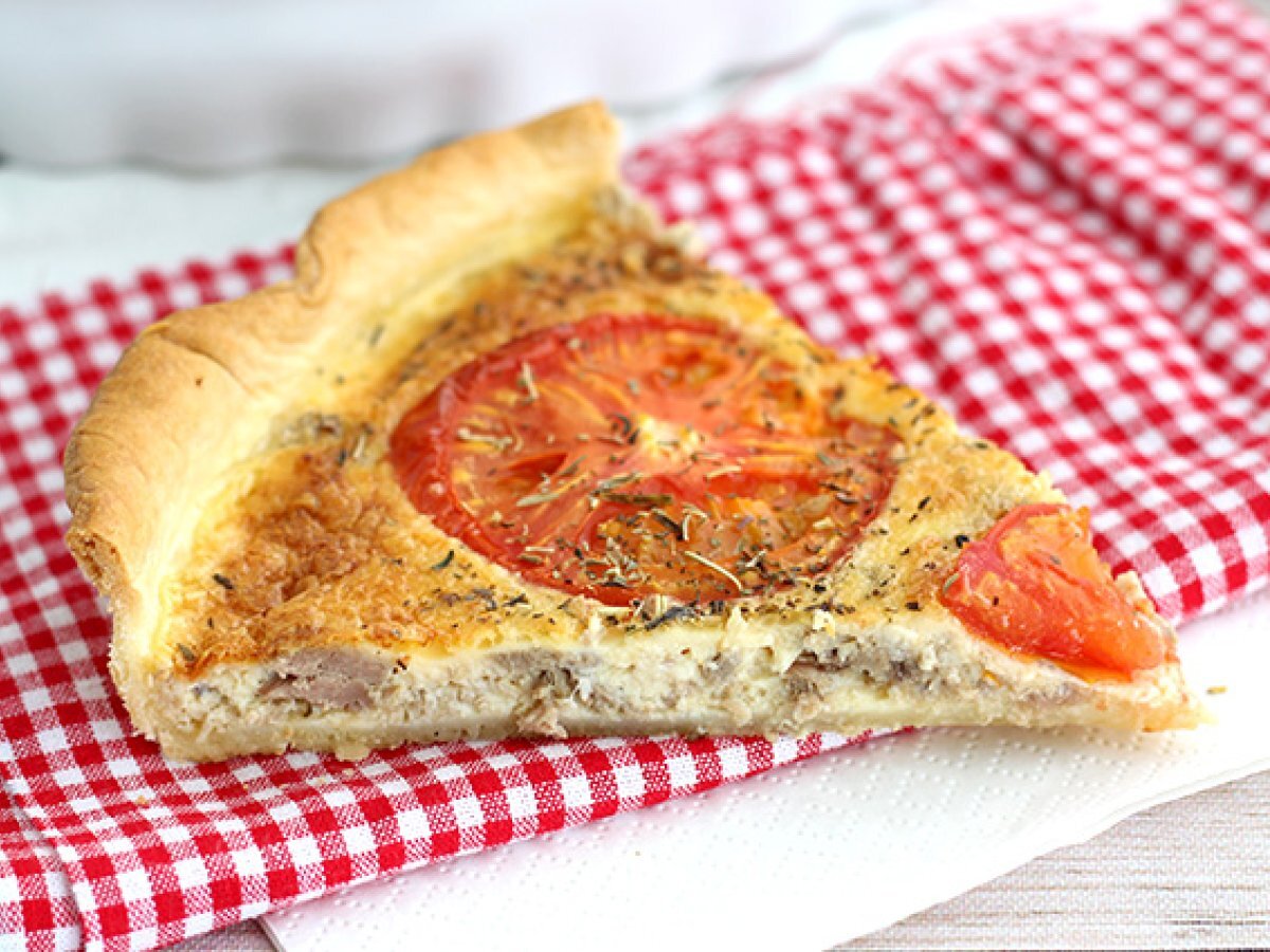 Tomato and tuna quiche - photo 3